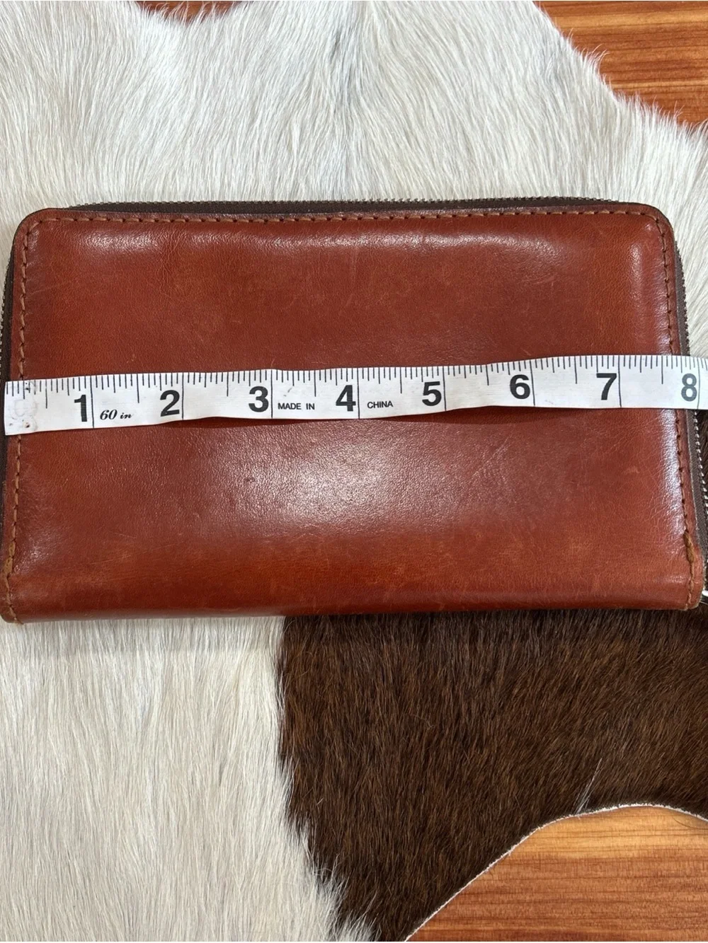 Vintage Planner Organizer Binder Leather Brown